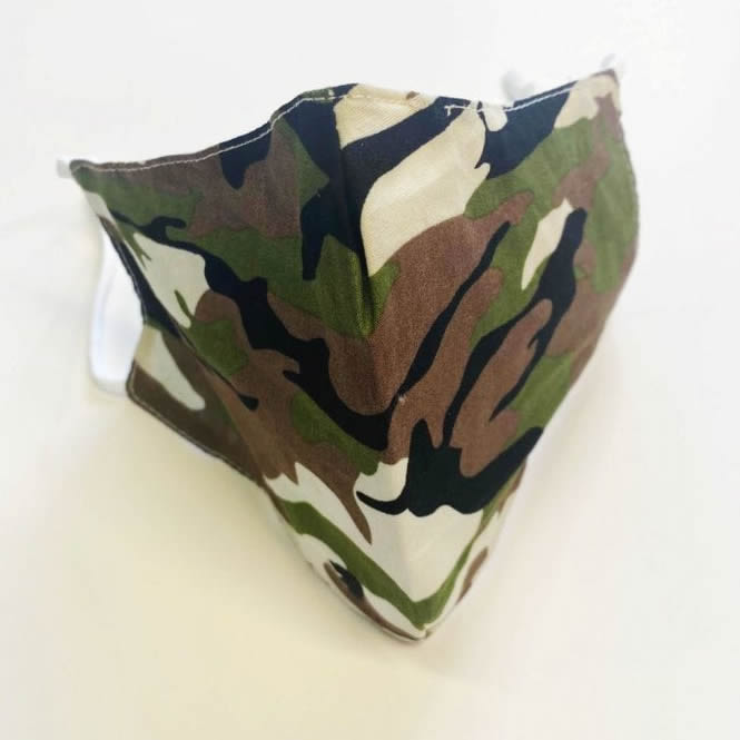 Fashion Face Mask Camo Camouflage 3 Piece Hygiene Pack 88